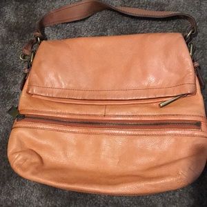 Fossil Fold Over Handbag